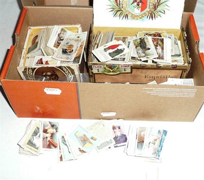 Lot 1293 - A Collection of Early Cigarette Card Part Sets and Odds, including Wills - Shaped Flags etc.,...