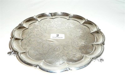 Lot 2 - Silver salver