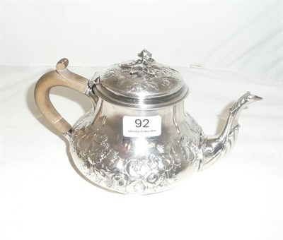 Lot 92 - Silver teapot, London 1832, J Wrangham & William Moulson