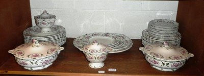 Lot 103 - Wedgwood 'Acanthus' pattern forty-four piece pottery dinner service