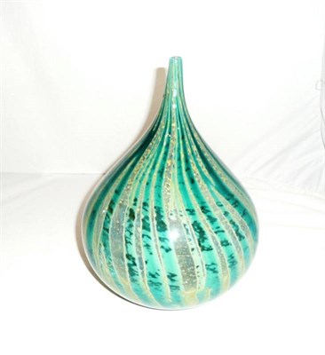 Lot 134 - Mdina glass vase signed Michael Harris