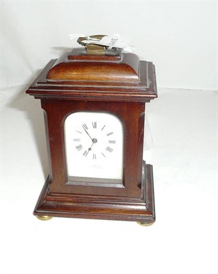 Lot 221 - A small mahogany bracket clock, John Walker