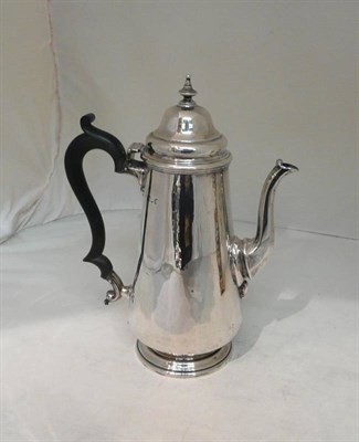 Lot 227 - A silver coffee pot