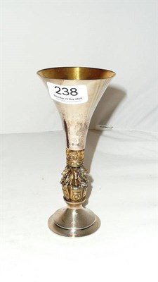 Lot 238 - A limited edition silver King's College Chapel goblet