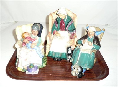 Lot 312 - Three Royal Doulton figures - 'Sweet Dreams', 'Twilight' and 'Forty Winks'