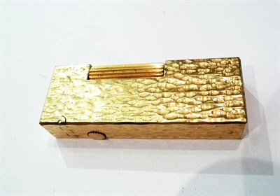 Lot 327 - Gold plated Dunhill lighter