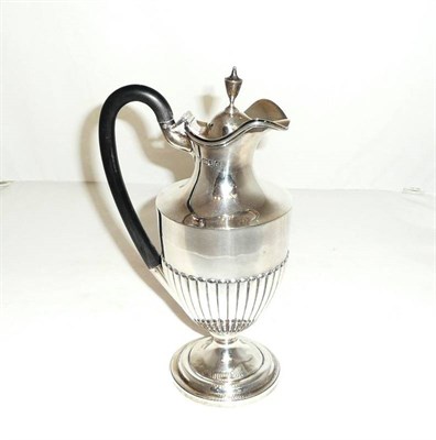 Lot 378 - A Victorian silver claret jug