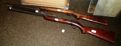 Lot 507 - Two BSA rifles and a bayonet