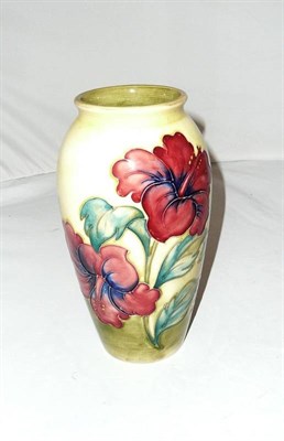 Lot 588 - Moorcroft yellow ground pottery vase