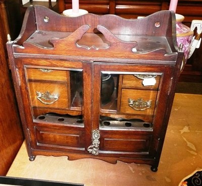 Lot 630 - Smoker's cabinet