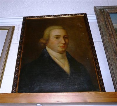 Lot 636 - Late 18th/early 19th century oil on canvas portrait