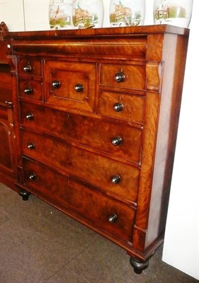 Lot 691 - 19th century mahogany Scotch chest