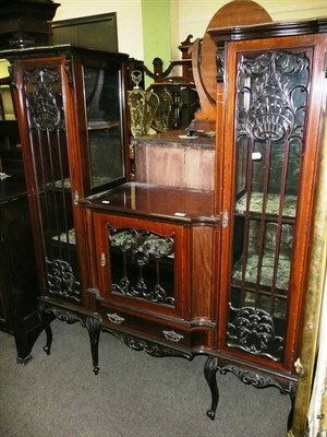 Lot 730 - 19th century mahogany glazed china cabinet