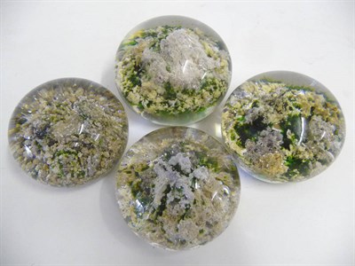 Lot 7 - A Group of Four Baccarat Rock and Sand Dune Paperweights, mid 19th century, the curious...