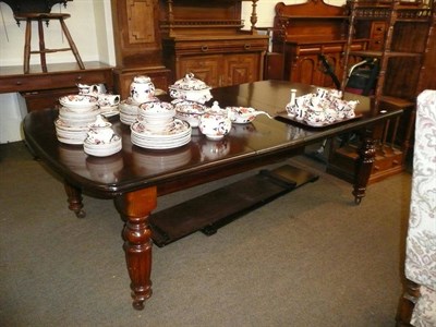 Lot 755 - Victorian mahogany dining table