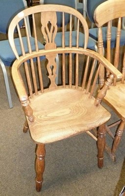 Lot 764 - Windsor armchair