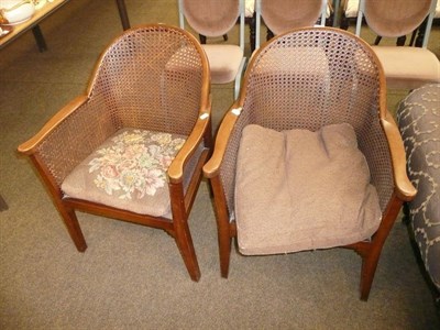 Lot 774 - Pair of 'Criterion' bergere armchairs