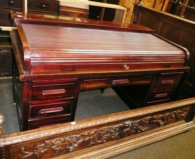 Lot 800 - Roll-top desk