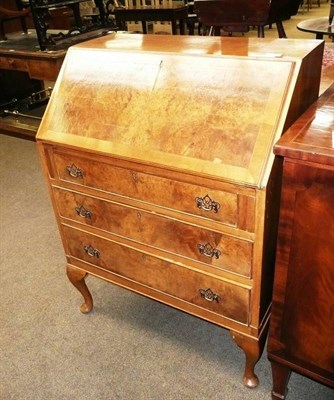 Lot 804 - Walnut bureau