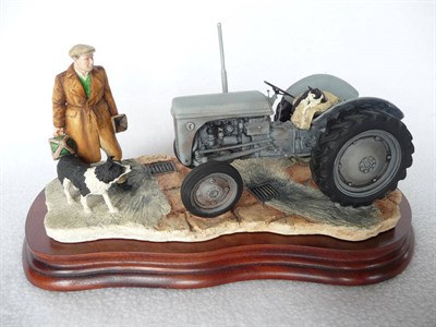 Lot 1003 - Border Fine Arts Massey Ferguson Tractor 'An Early Start', model No. JH91 by Ray Ayres (with...