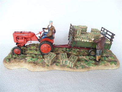 Lot 1009 - Border Fine Arts Allis Chalmers Tractor 'Cut & Crated', model No. BO649 by Ray Ayres, Ltd....