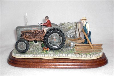 Lot 1016 - Border Fine Arts Ferguson 35 tractor 'Golden Memories', model No. BO799 by Ray Ayres, society model