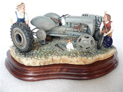 Lot 1017 - Border Fine Arts tractor 'Changing Times', model No. BO912 by Ray Ayres, society model 2005,...