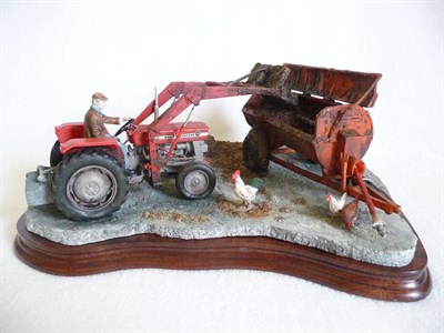 Lot 1018 - Border Fine Arts tractor 'Where There's Muck There's Money', model No. BO857 by Ray Ayres, Ltd....