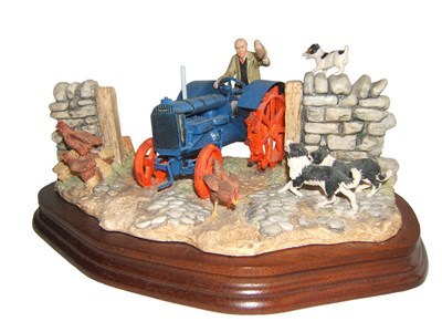 Lot 1027 - Border Fine Arts Fordson Tractor 'New Technology Arrives Today', model no. JH46 by Ray Ayres,...