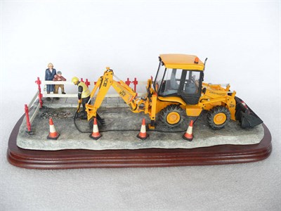 Lot 1031 - Border Fine Arts JCB 'Essential Repairs', model no. BO652 by Ray Ayres, Ltd. edition No....