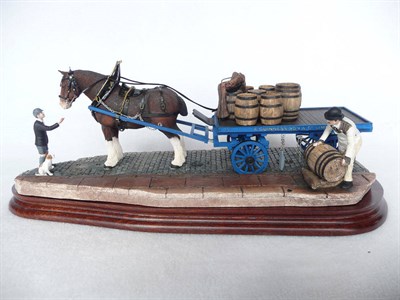 Lot 1035 - A Border Fine Arts 'Guinness Dray', model No. B0838 by Ray Ayres, Ltd. edition No. 40/1250,...