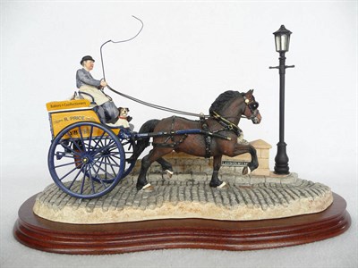 Lot 1036 - Border Fine Arts horse drawn Baker's van 'Delivered Warm', model No. BO040 by Ray Ayres, Ltd....