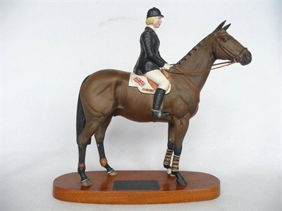 Lot 1124 - Beswick Horse Psalm and Ann Moore, model No. 2535, brown horse, matt, 32.4cm high on wood plinth