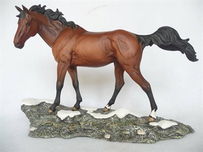 Lot 1127 - Royal Doulton Horse 'The Flight of Trakehner', model No. DA236, Ltd. edition No. 497/1500,...