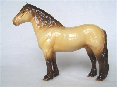 Lot 1150 - Beswick Highland Pony 'Mackionneach', model No. 1644, dun gloss, 18.4cm high