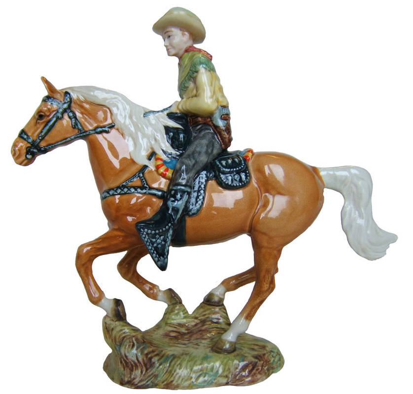 Lot 1154 - A Beswick Canadian Mounted Cowboy on