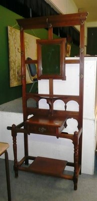 Lot 1298 - Edwardian hall stand