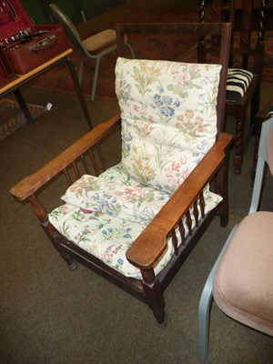 Lot 779A - Oak reading chair