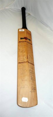 Lot 66 - A Gray-Nicholls Crusader Cricket Bat, signed to the face by the Australian team and to the back...