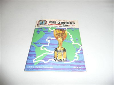 Lot 76 - A 1966 Jules Rimet World Championship Official Souvenir Programme, together with  four ticket stubs