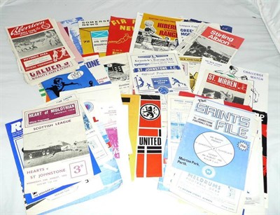 Lot 78 - Eighty Scottish Football Programmes from 1960 to 1979, including 1961 Cup Final, other cup...