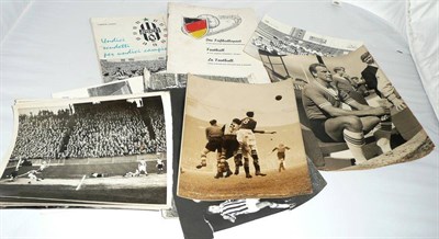 Lot 88 - A Collection of Photographs and Ephemera Relating to Welsh Footballing Legend John Charles,...