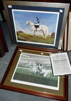 Lot 109 - Paul Hart - 'Grey Day, Cheltenham Gold Cup 1989', colour print, signed limited edition print,...