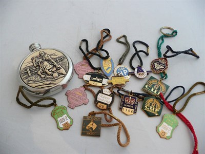 Lot 122 - Fifteen 1970's and 80's Enamelled Racecourse Badges, various courses including Haydock Park,...