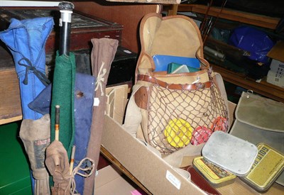 Lot 284 - Mixed Tackle, including a Liddesdale tackle bag containing tins of lures, Devons, spinners and...