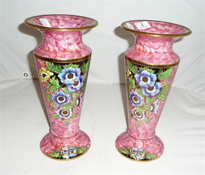 Lot 2 - A pair of Mailing vases (2)