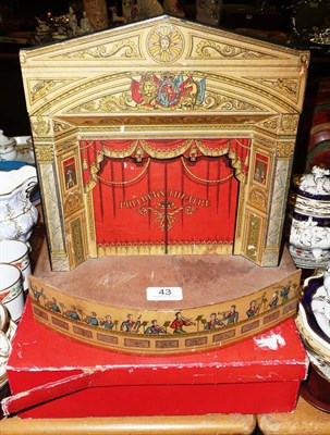 Lot 43 - Pollocks toy theatre in the Victorian style with original box