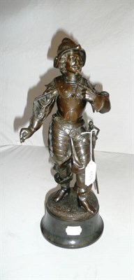 Lot 153 - A bronze figure of a conquistador