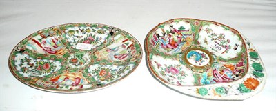 Lot 155 - Two Canton dishes (2)