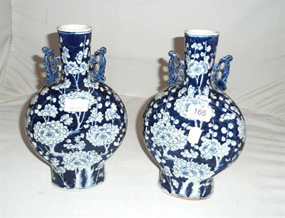 Lot 165 - A pair of Chinese Moon flasks (2)